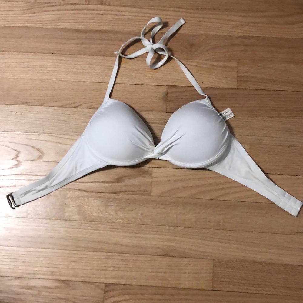 White bikini top